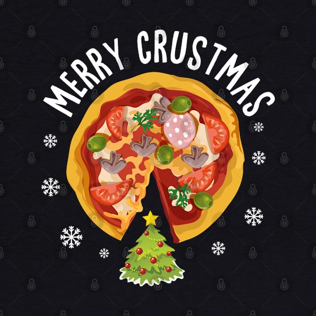 Pizza Christmas Tree - Merry Crustmas by Space Monkeys NFT